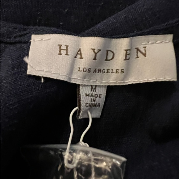 WOMEN’S HAYDEN LOS ANGELES NAVY BUTTON FRONT TANK TOP SIZE M. - Picture 7 of 9